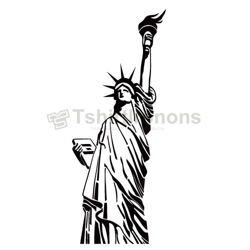 Statue of Liberty T-shirts Iron On Transfers N8074 - Click Image to Close